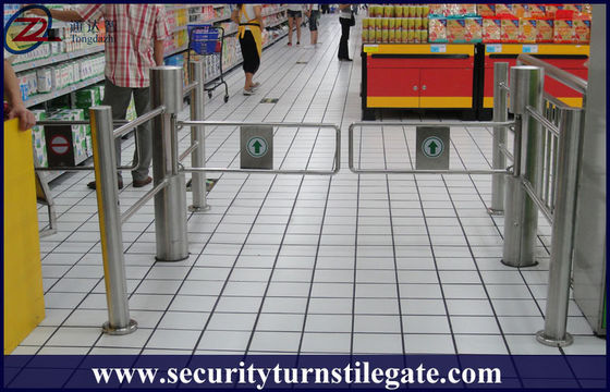 Einzelner Drehkreuz-Eintritts-System-Supermarkt-Drehkreuz-Edelstahl 304/316