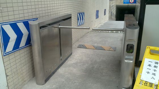Arm-Rückgangs-Taillen-Höhen-Drehkreuz-Schwellen-Tor mit Strichkodepapierkarten-System