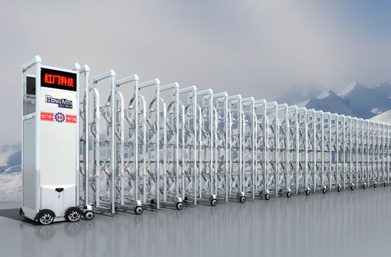 Drahtloses elektrisches einziehbares Tor, intelligentes automatisches faltendes Tor SS304