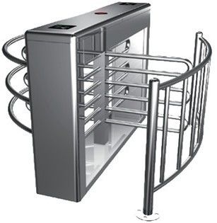 0,2 RS485 Edelstahl Rohr automatische Rotation volle Höhe Drehkreuz für Subway