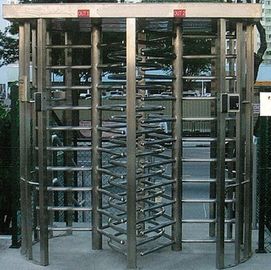30 Personen / Min Edelstahl Gesamthöhe Drehkreuz mit Klang und Licht Alarm für Museum