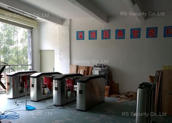 Kanal-Verkehrs-Drehkreuze des Metro-intelligente rote Flügel-vier mit IR-Sensor-Steuerung