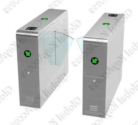 Elektronisches doppeltes Richtungs-Klappen-Sperren-Tor-optisches Drehkreuz-Geschwindigkeits-Tor für Innen-/im Freien