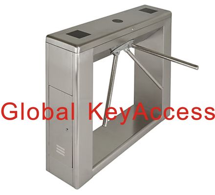 Kundengebundenes Edelstahl-vertikales Stativ-Drehkreuz-Tor für Station, Büro, Fabrik-Eintritts-Systeme
