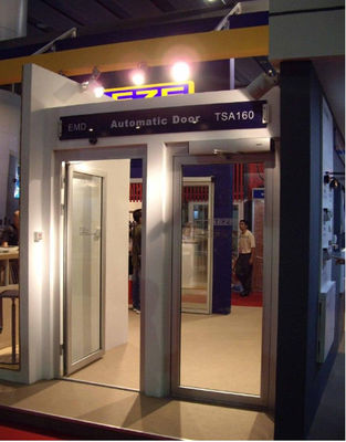 Versilbern Sie 700mm bis 2000mm doppeltes Blatt automatisches Schwingen-Glastür-Öffner