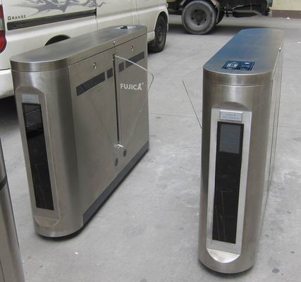 Einziehbare Klappen-Sperren-Drehkreuze 100W mit Karten ICs/EM