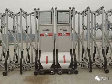 Spurlos automatisches faltendes Aluminiumtor mit Selbst richten Motor aus