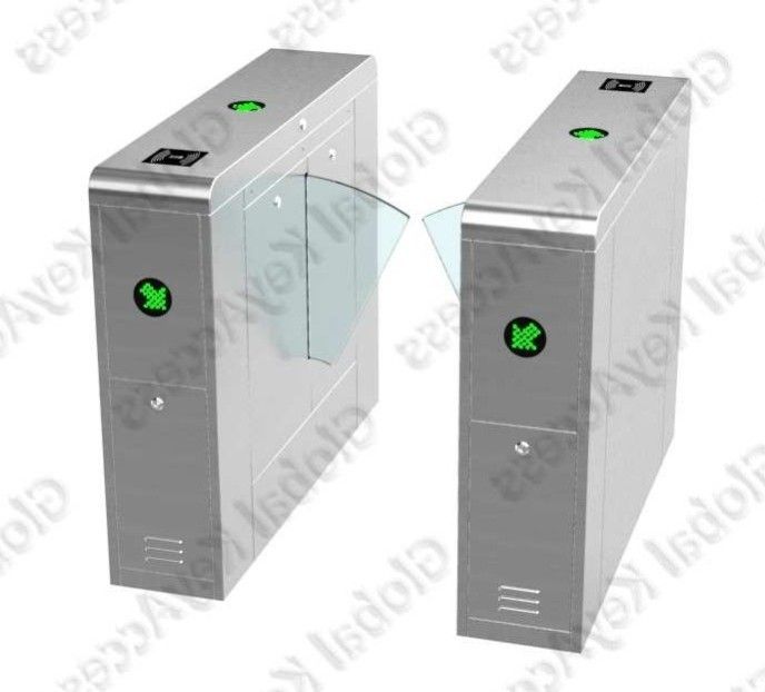 Elektronisches doppeltes Richtungs-Klappen-Sperren-Tor-optisches Drehkreuz-Geschwindigkeits-Tor für Innen-/im Freien